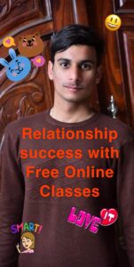 picture of Ahmad from Pakistan words say, Relationship success with Free online classes