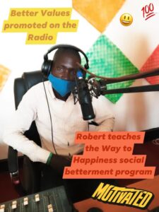 Robert on the Radio promotes the way to happiness program